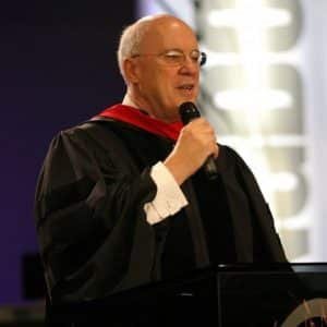 Covenant University Online Dr Morris in Graduation Attire
